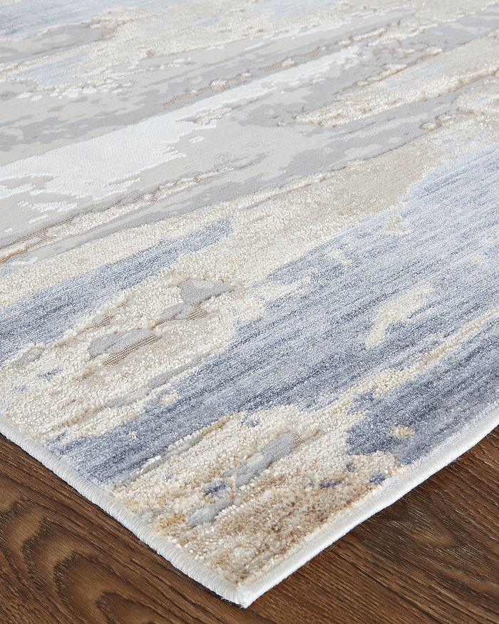 Shop Feizy Laina 39g5f Area Rug, 2' X 3' In Beige Gray