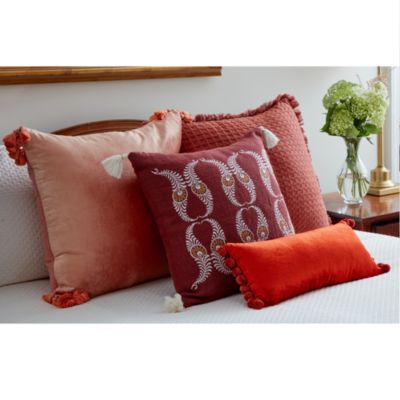 Raj Velvet Decorative Pillow, 20" x 20"