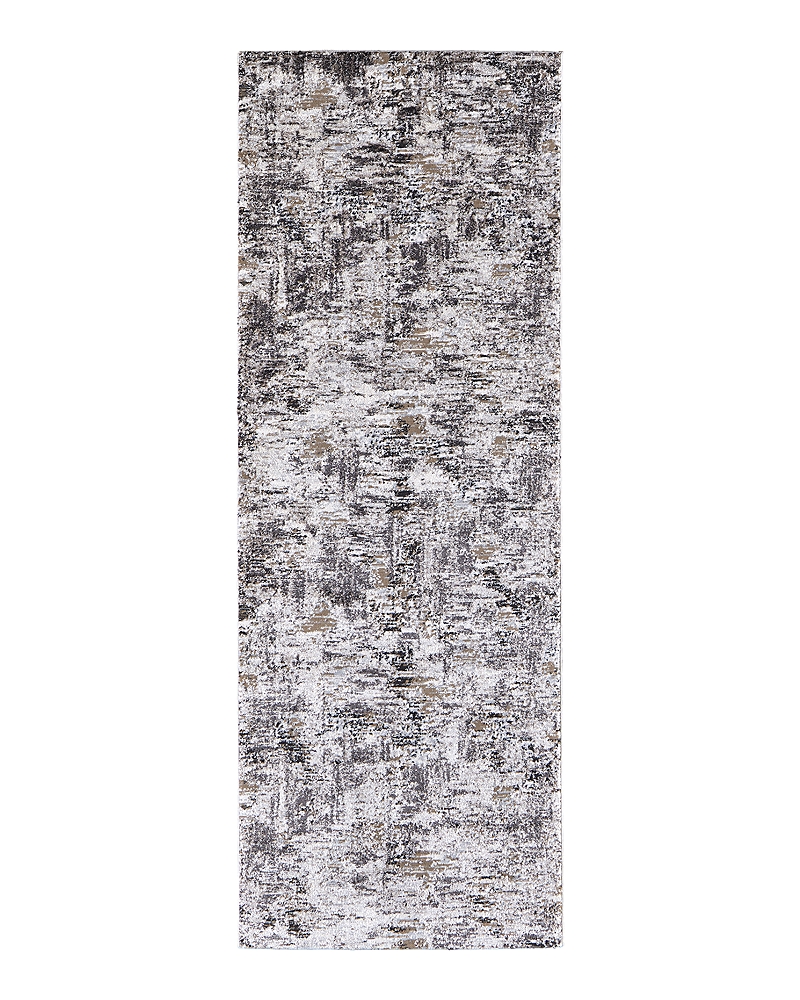 Shop Feizy Vancouver 39fhf Runner Area Rug, 2'10 X 7'10 In Ivory Charcoal
