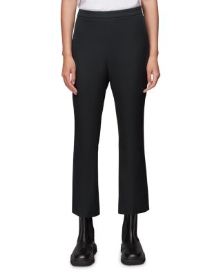 Whistles Gracy Kick Flare Pants In Black
