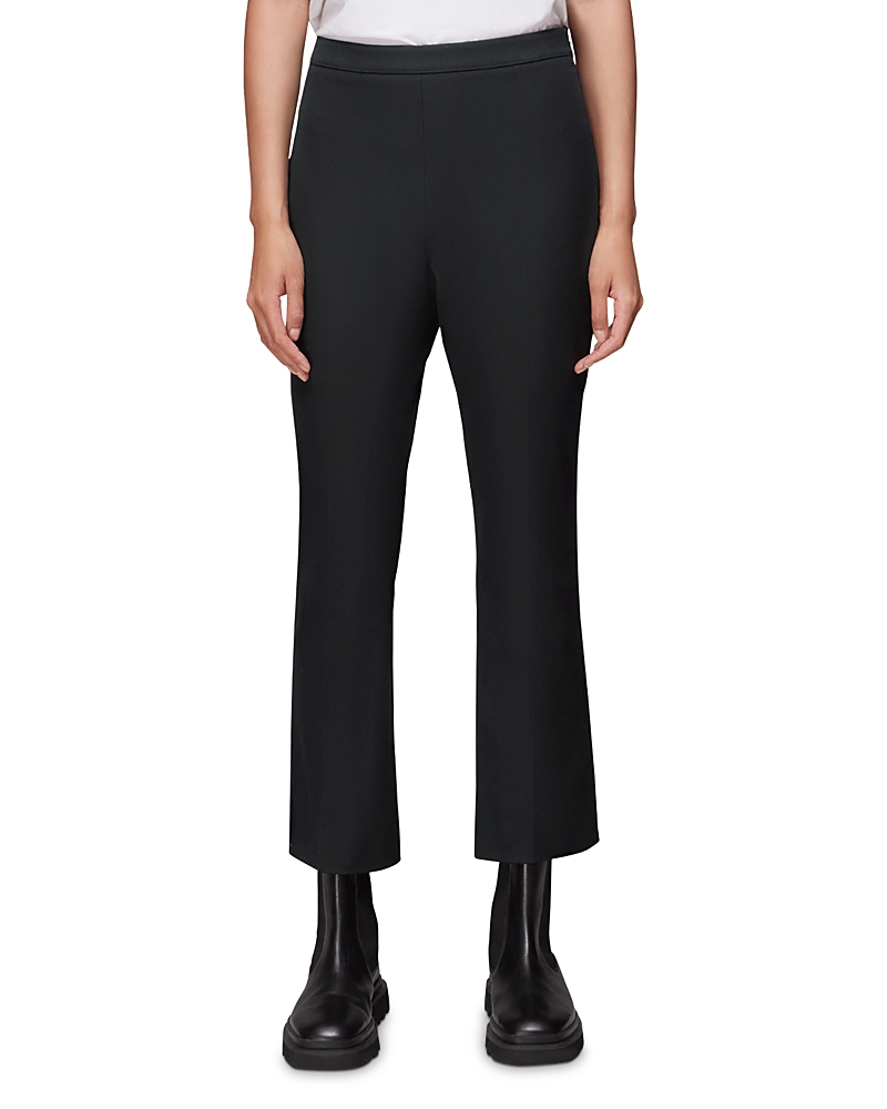 Whistles Gracy Kick Flare Pants In Black