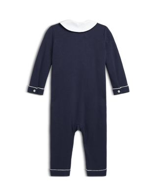 Boys' Double Breasted Organic Cotton Coverall - Baby