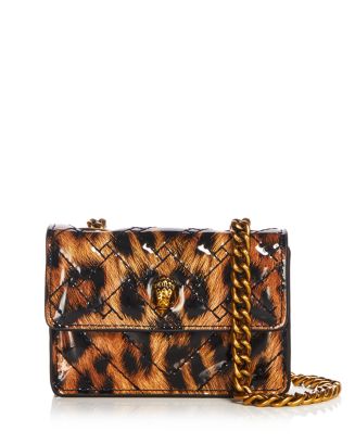 KURT GEIGER LONDON Kensington Micro Leopard Print Crossbody Bloomingdale s