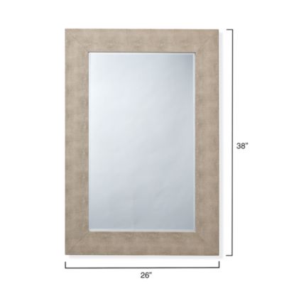 Structure Shagreen Rectangle Mirror