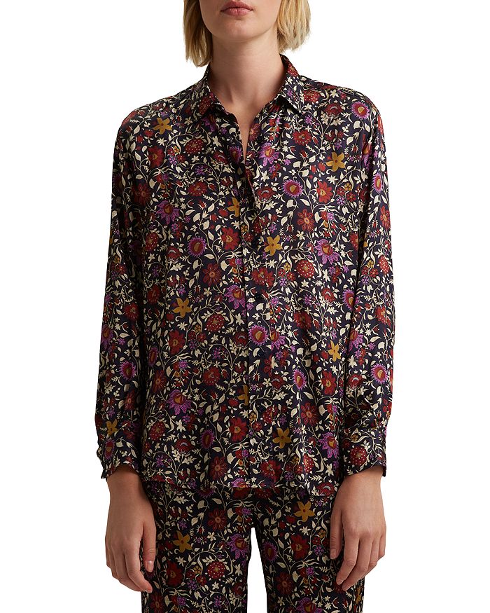 Gerard Darel Cameron Floral Print Shirt | Bloomingdale's