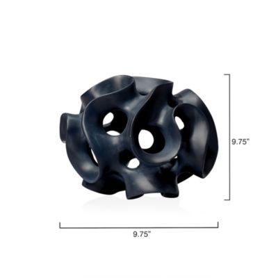 Ribbon Resin Decorative Sphere