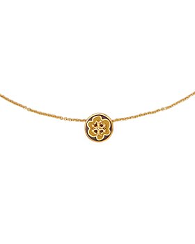 Tory Burch - Kira Enamel Pendant Necklace, 15.75"