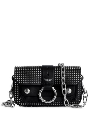 Zadig & Voltaire Kate Studded Leather Wallet | Bloomingdale's