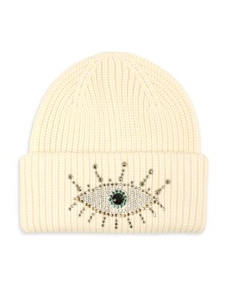 KURT GEIGER LONDON - Evil Eye Knit Beanie