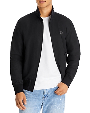 Fred Perry Solid Full Zip Harrington Jacket