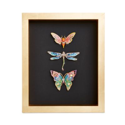 Jay Strongwater - Butterfly Dragonfly Moth Wall Art