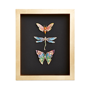 Shop Jay Strongwater Butterfly Dragonfly Moth Wall Art In Multi