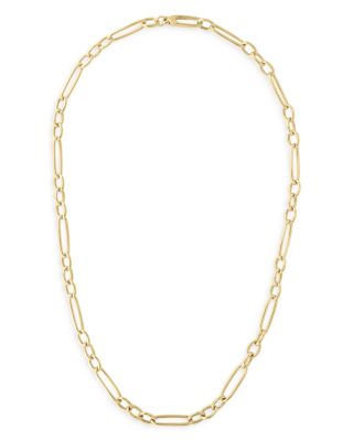 Roberto Coin - 18K Yellow Gold Figaro Link Chain Necklace, 18"