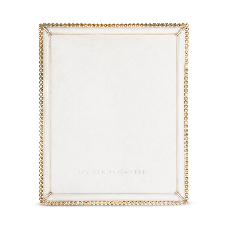 Jay Strongwater Laetitia Stone Edge Frame, 8 X 10 In Gold