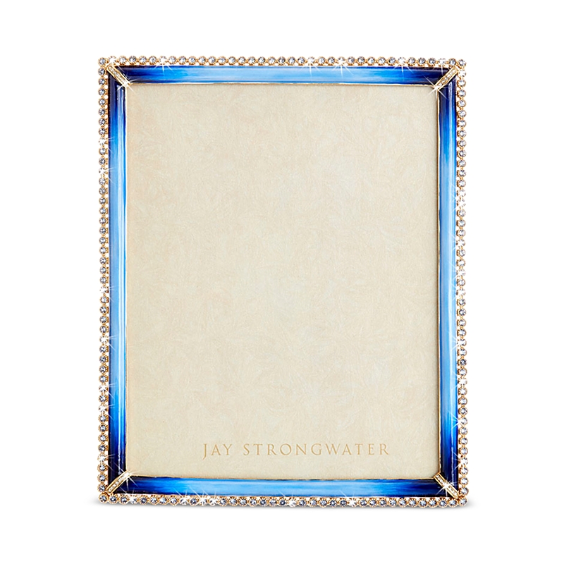 Jay Strongwater Laetitia Stone Edge Frame, 8 X 10 In Lapis