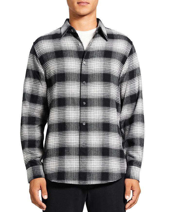Theory - Noll Luxe Flannel Shirt
