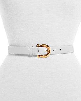 Ferragamo - Women's Gancini Buckle Leather Belt
