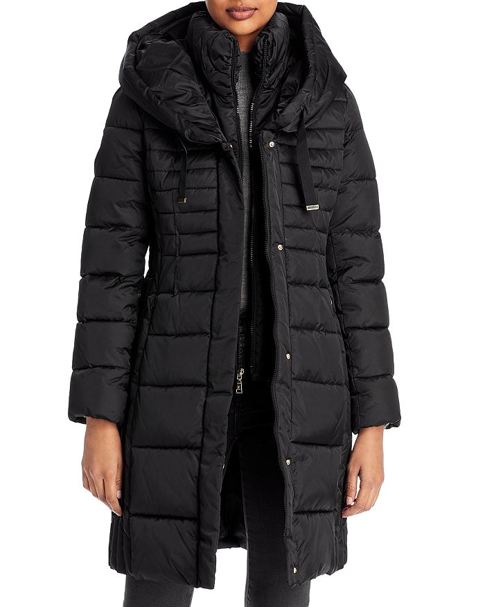 Tahari Casey Oversized Hood Puffer Coat | Bloomingdale's