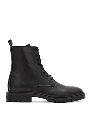 Shop Allsaints Men's Tobias Lace Up Boots In Black
