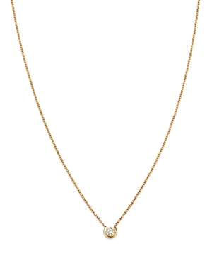 Bloomingdale's Diamond Solitaire Necklace in 14K Yellow Gold, 0.15 ct. t.w. - 100% Exclusive