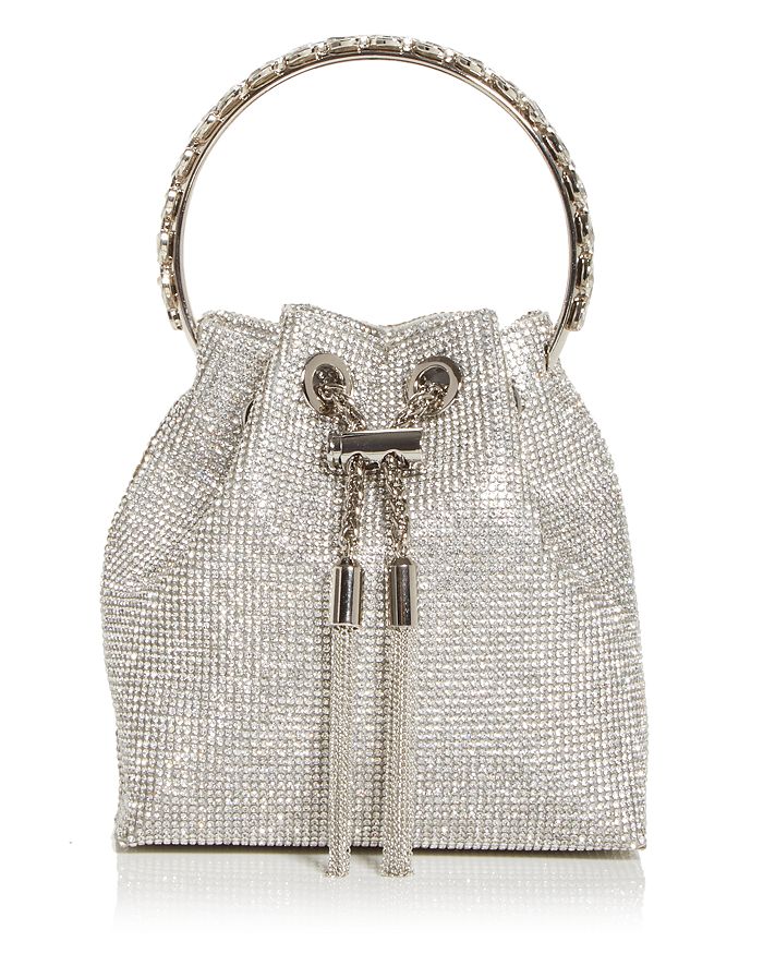 Luxury Designer Handbag Leather Square Bag Rhinestone Diamond