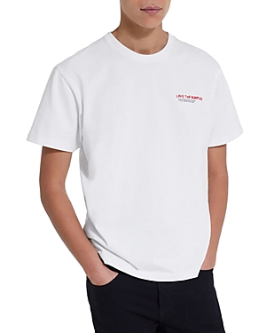 Shop The Kooples Cotton I Love Kooples Logo Graphic Tee In White