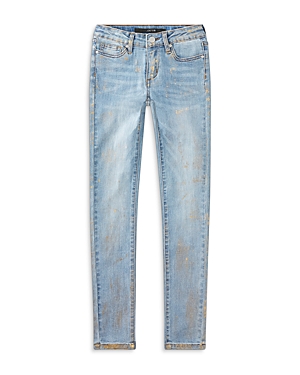 Joe's Jeans Girls' Arya Skinny Fit Jeans in Tear Drop - Little Kid Joe's Jeans Girls' Arya Skinny Fit Jeans in Tear Drop - Little Kid
