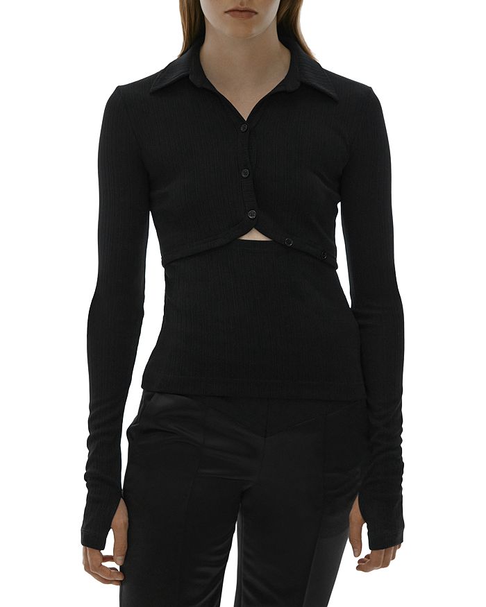 Helmut lang shop cutout top