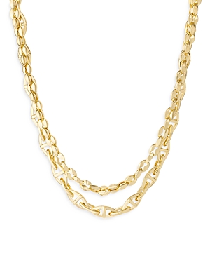 Ettika Golden Rays Linked Chain 18K Gold Plated Necklace Set