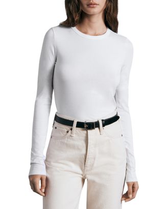 rag & bone Luca Slim Long Sleeve Tee | Bloomingdale's