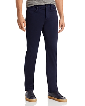7 For All Mankind Slimmy Slim Fit Twill Five Pocket Pants In Em Navy