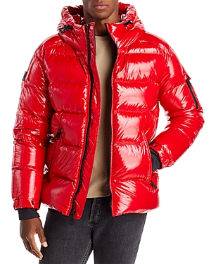 Sam Glacier Down Puffer Jacket In Chili