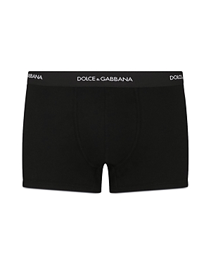 Dolce & Gabbana Elastic Waistband Underwear For Comfort In Black
