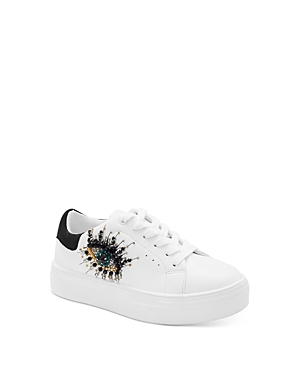 KURT GEIGER GIRLS' MINI LANEY EYE SNEAKERS - TODDLER, LITTLE KID, BIG KID