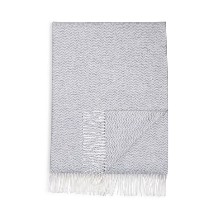 Frette Chevron Throw Bloomingdale's