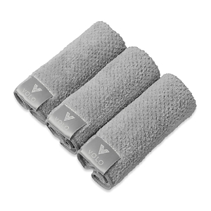 Volo Beauty 3-pc. Face Towels With Reusable Tote In Luna Gray