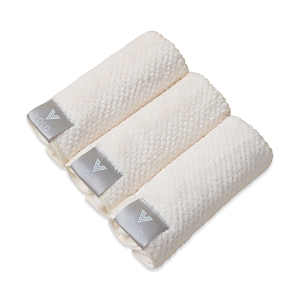 Volo Beauty 3-pc. Face Towels With Reusable Tote In Salt White