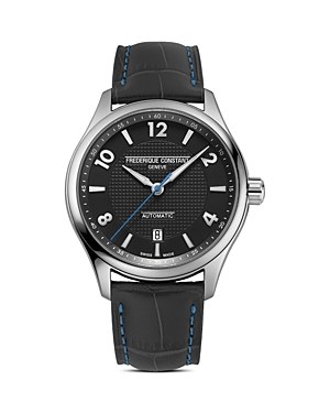Shop Frederique Constant Runabout Watch, 42mm In Black