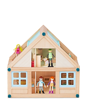 Olivia's Little World by Teamson Kids Moose Lodge Cabin 3.5 Doll House Sea Green - Ages 3-7