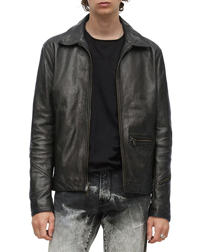 John varvatos leather deals jacket bloomingdales