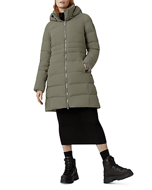 Canada Goose Long-sleeved Down Jacket In Sagebrush