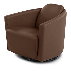 Giuseppe Nicoletti Nicoletti Capri Swivel Chair - 100% Exclusive In Bull 363 Cognac