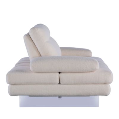 Sabrina Fabric Sofa - Acrylic Legs