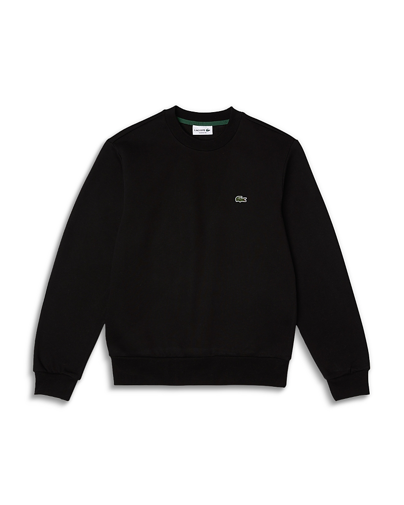 Lacoste Organic Cotton Brushed Fleece Classic Fit Crewneck Sweatshirt
