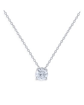 Bloomingdale's - Diamond Solitaire Pendant Necklace in 14K White Gold, 1.0 ct. t.w. - 100% Exclusive
