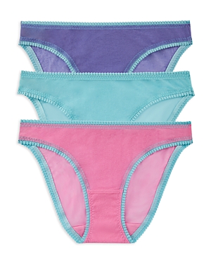 On Gossamer 3pk Hip Bikini In Bi/mb/wo