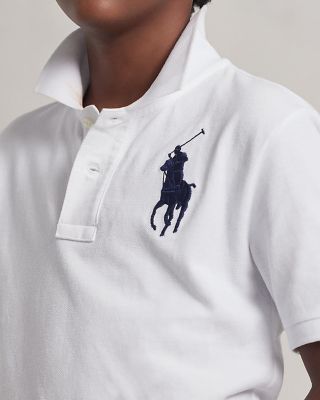 Boys' Cotton Mesh Polo - Big Kid