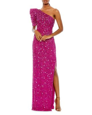 Mac duggal sequin dress best sale