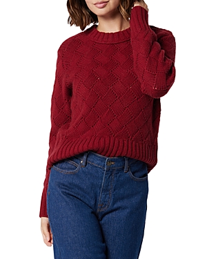 Joie Isabey Wool Sweater In Red In Sun Dried Tomato