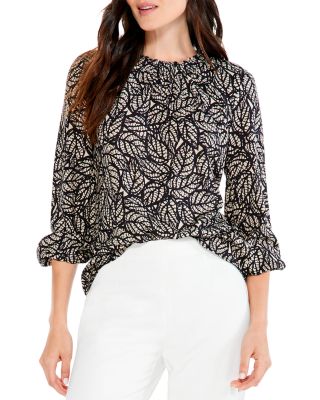 NIC+ZOE - Lacy Leaves Top